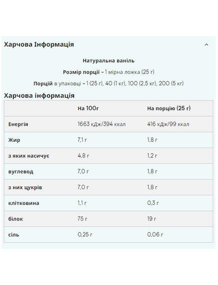 (17.07 Очікування) Impact Whey Protein - 2500g Natural Vanilla, зображення 2