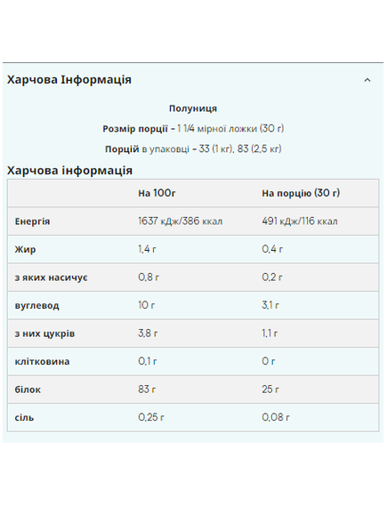 (17.07 Очікування) Slow-Release Casein - 1000g Strawberry, зображення 2