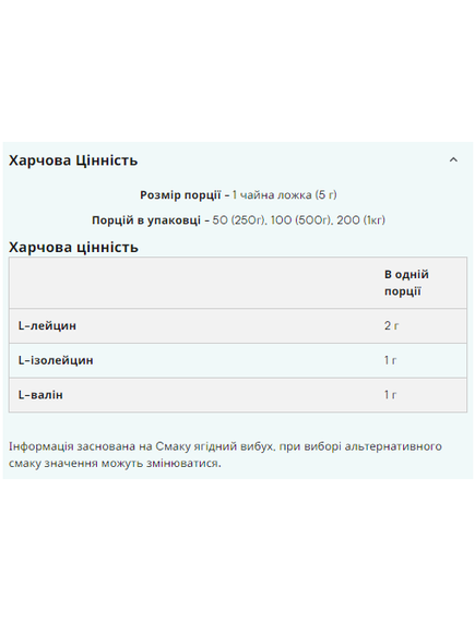 (17.07 Очікування) BCAA 2-1-1 Essential - 500g, зображення 2