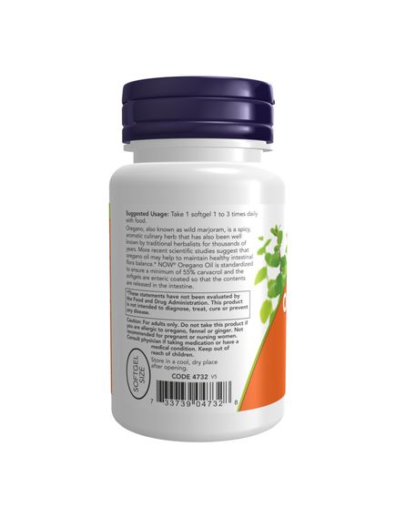 (12.07 Очікування) Oregano Oil Enteric - 90 sgels, зображення 3