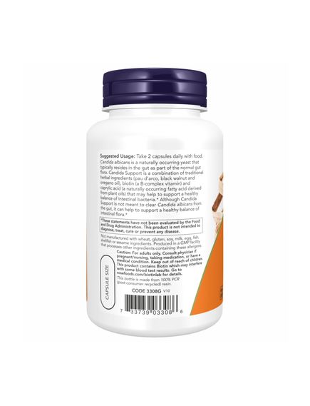 (12.07 Очікування) Candida Support - 180 vcaps, зображення 3