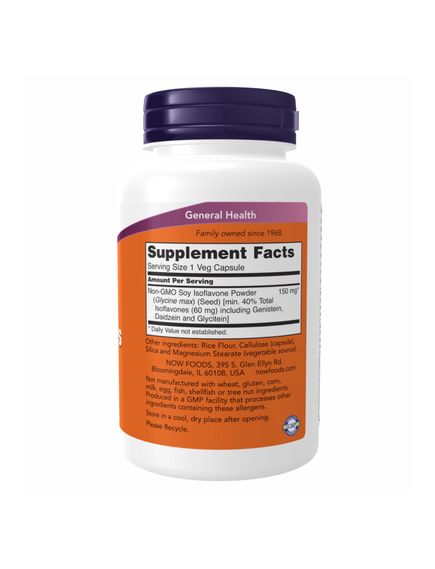 (12.07 Очікування) Soy Isoflavones 150mg - 120 vcaps, зображення 2