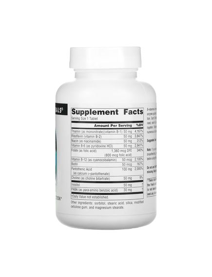 (15.06 Очікування) Vitamin B-50 Complex 50mg - 100 tabs, зображення 2