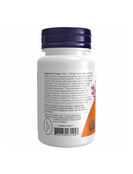 (12.07 Очікування) CoQH-CF Ubiquinol - 60 sgels, зображення 3
