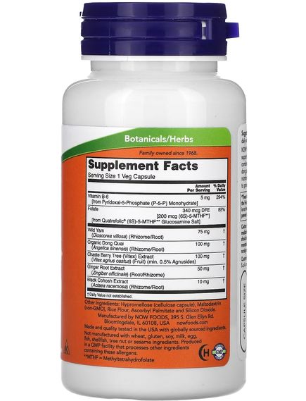 Now Foods Female Balance Жіночий Баланс 90 веганських капсул, зображення 2