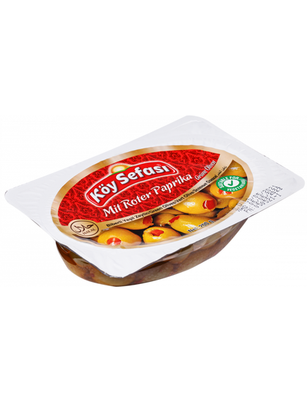 Koy Sefasi Оливки зелені фаршировані солодким червоним перцем 200 г