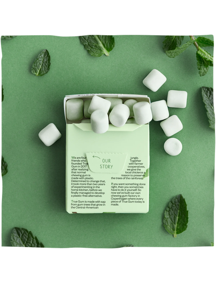 True Gum Жувальна гумка без цукру М'ята 21 г, зображення 2