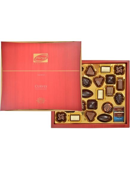 Bind Цукерки шоколадні асорті Red Curved Box 320 г, зображення 2