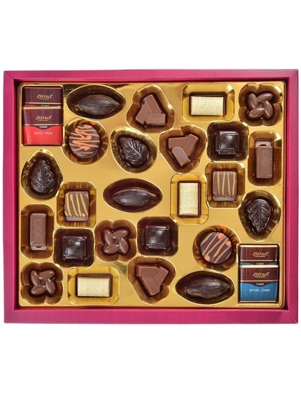 Bind Цукерки шоколадні асорті Pink Curved Box 320 г, зображення 3