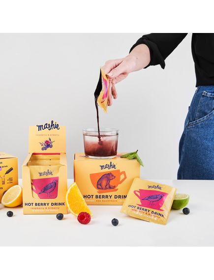 Mashie Чай розчинний концентрований Бузина набір 4шт*40 мл, зображення 2