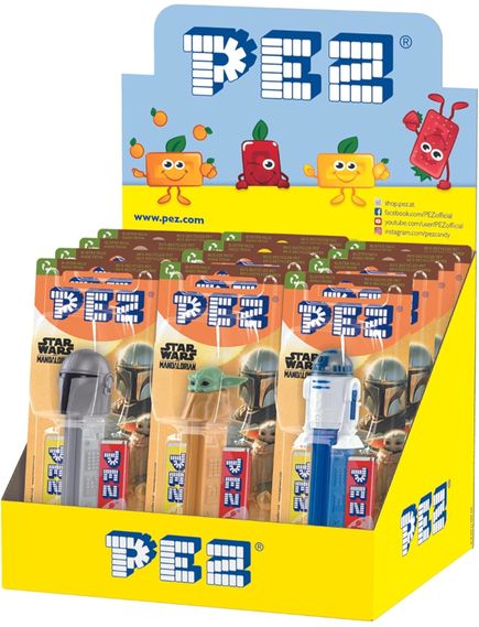 Pez Star Wars Іграшка R2-D2 + фруктові цукерки 2шт*17 г, зображення 2