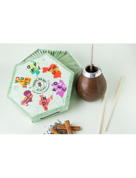 Чайний набір Travel Tea Set Acorus 6 видів по 10 пакетиків-саше 105 г, зображення 5