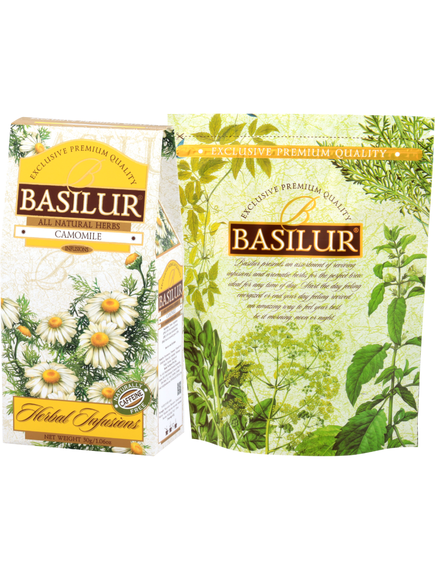 Basilur Чай трав'яний Ромашка листовий 30 г, зображення 2