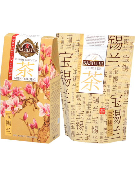 Basilur Чай зелений Китайський Молочний Улун листовий 100 г, зображення 2