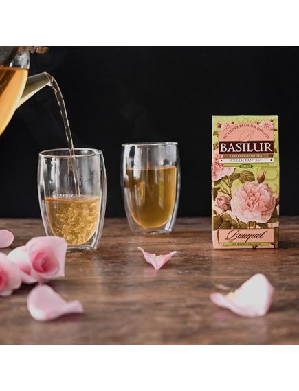Basilur Bouquet Чай зелений Кремова Фантазія листовий 100 г, зображення 3