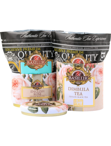 Basilur Чай чорний Англійська Троянда&Димбула 2в1 в банці 100 г, зображення 2