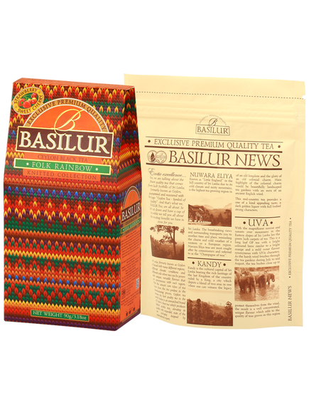 Basilur Чай чорний Веселковий Фольк листовий 100 г, зображення 2