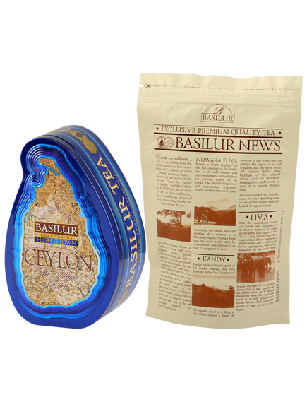 Basilur Чай чорний Чайний Острів Цейлон Високогірний листовий 100 г, зображення 2