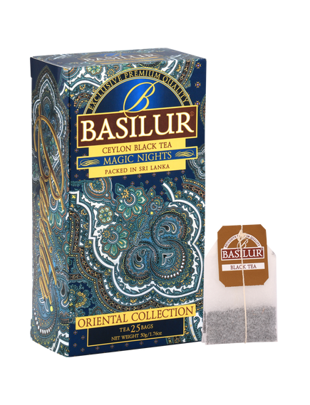 Basilur Oriental Collection Чай чорний Магія Ночі пакет 25шт*2 г, зображення 2