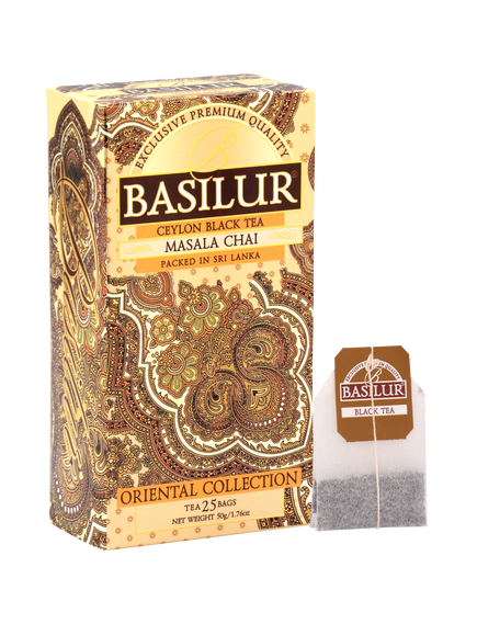 Basilur Oriental Collection Чай чорний Масала пакет 25шт*2 г, зображення 2