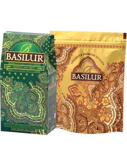 Basilur Oriental Collection Чай зелений Марокканська Мʼята листовий 100 г, зображення 2