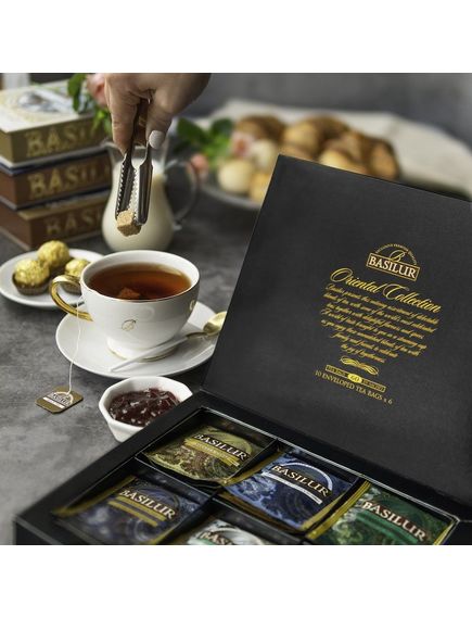 Basilur Чайний набір Східна Класика Асорті 6 видів по 10 пакетиків-саше 110 г, зображення 3