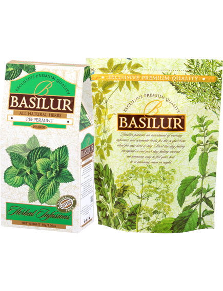 Basilur Чай трав'яний М'ята Перцева листовий 30 г, зображення 2