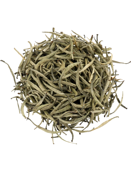 Basilur Чайний набір Срібні Тіпси та Тіпсовий Чай в подарунковій дерев'яній скринці 100 г, зображення 4