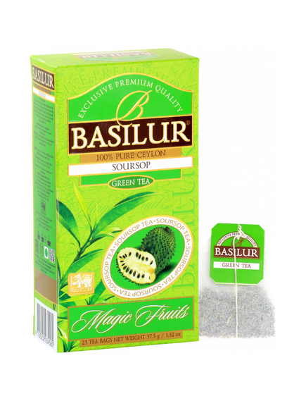 Basilur Magic Fruits Чай зелений Саусеп пакет 25шт*1,5 г, зображення 2