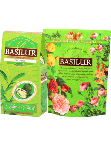 Basilur Magic Fruits Чай зелений Саусеп листовий 100 г, зображення 2