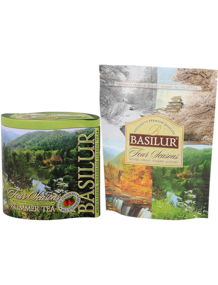 Basilur Four Seasons Чай зелений Літній Чай листовий 100 г, зображення 2
