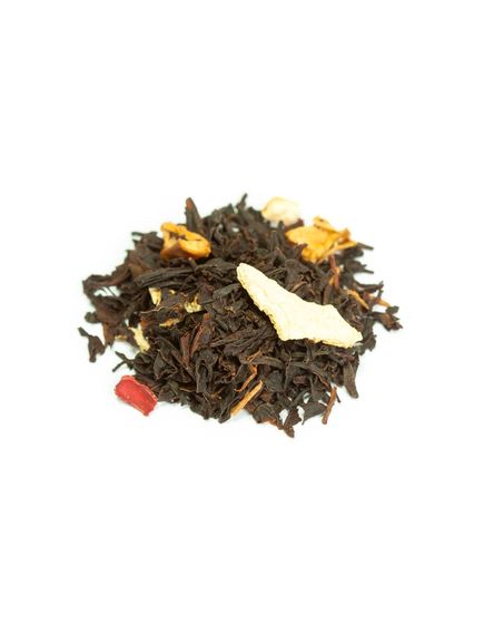 Чай чорний Різдвяний з фруктами та прянощами органічний Les Jardins de Gaïa розсипний 100 г, зображення 2