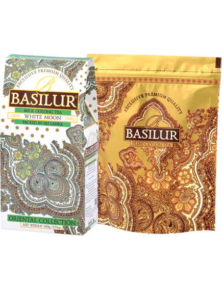 Basilur Oriental Collection Чай зелений Білий Місяць листовий 100 г, зображення 2