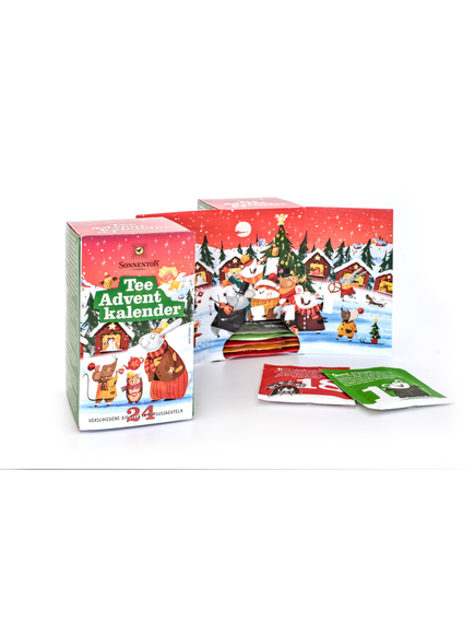 Адвент Календар Різдвяний Чай 2025-2026 Sonnentor органічний 37,5 г, зображення 3