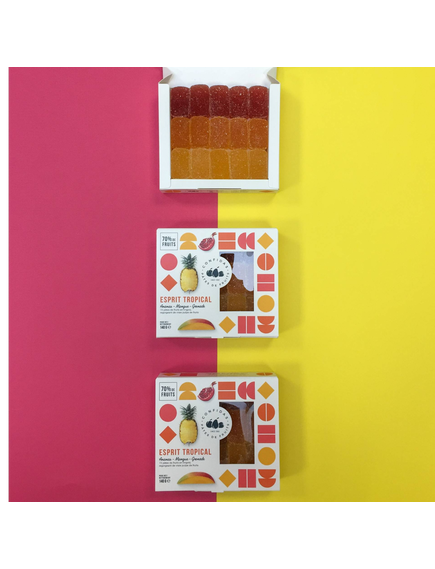 Confidas Мармелад фруктовий Ананас-Манго-Гранат 140 г, зображення 2