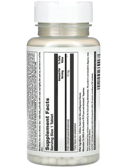 KAL Dhea ДГЕА 10 мг 60 таблеток, зображення 2