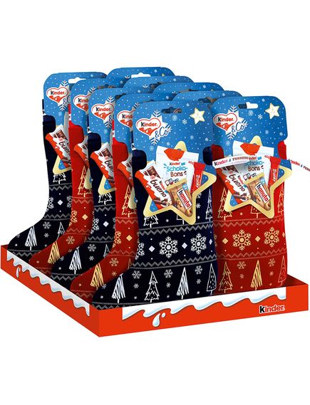 Kinder&Co Набір новорічний подарунковий Шкарпетка з солодощами 212 г, зображення 4