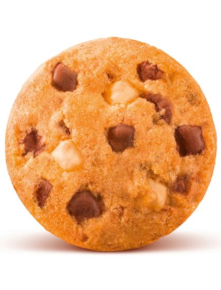 Kinder Печиво з дропсами молочного та білого шоколаду Crunchy Cookies 136 г, зображення 2