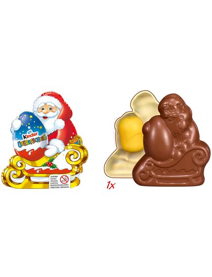 Kinder Сюрприз Шоколадне яйце з фігурою Санта з іграшкою 75 г, зображення 2
