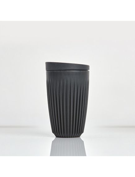 Huskee Чашка багаторазова для кави та чаю вугільного кольору 355 мл, зображення 2