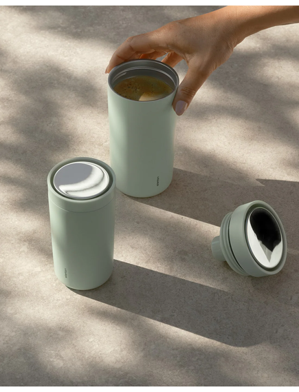 Stelton Термокружка сталева To Go Click м'ятного кольору 400 мл, зображення 2