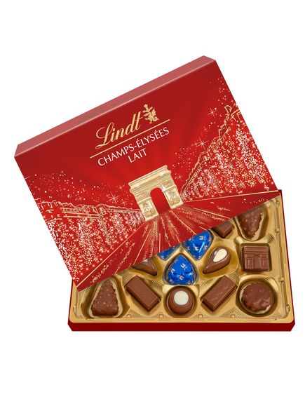 Lindt Цукерки шоколадні з молочного шоколаду CHAMPS-ÉLYSÉES 184 г, зображення 2