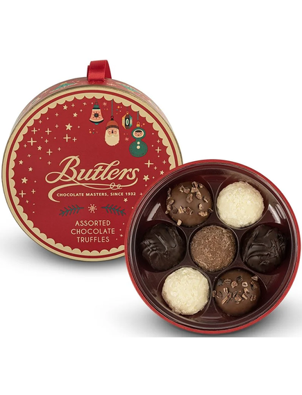 Butlers Цукерки шоколадні новорічні Трюфель Асорті 70 г, зображення 2