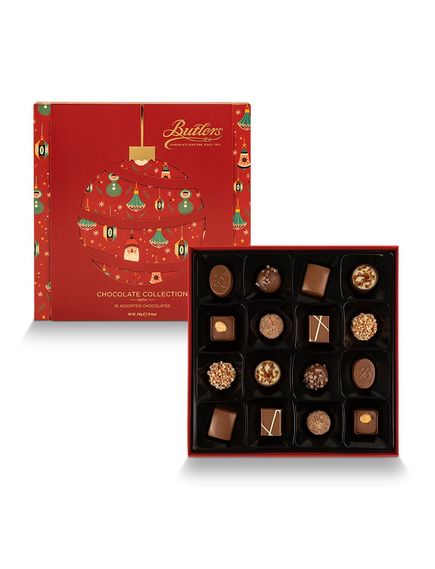 Butlers Цукерки шоколадні новорічні праліне асорті Колекція Молочного Шоколаду 240 г, зображення 2
