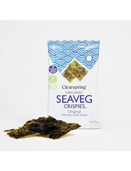 Чипси з водоростей Норі Original органічні Clearspring упаковка 5шт*4 г, зображення 2