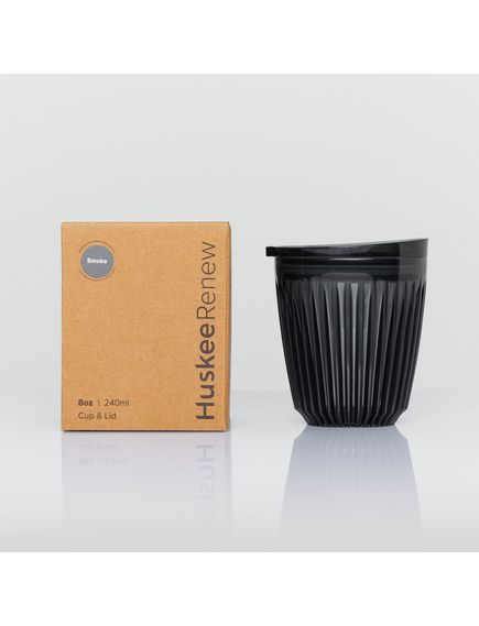 Huskee Чашка багаторазова для кави та чаю димчастого кольору Renew 237 мл, зображення 2