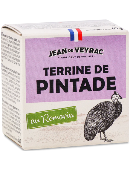 Jean de Veyrac Террін з цесарки з ромарином 65 г, зображення 2