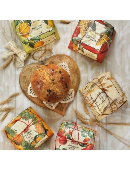 Панеттоне Amaretti Virginia Традиційний з цукатами та родзинками 1 кг, зображення 3