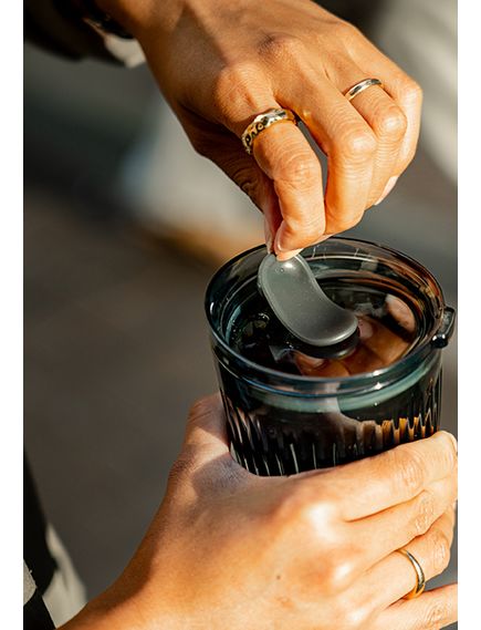 Huskee Чашка багаторазова для кави та чаю димчастого кольору Renew 237 мл, зображення 3