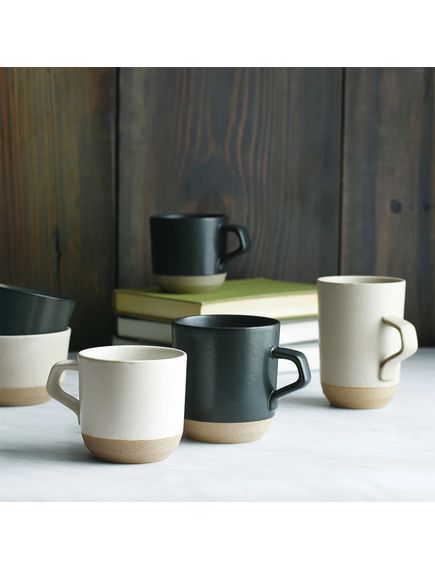 Кружка керамічна Kinto Ceramic Lab бежевого кольору 300 мл, зображення 3